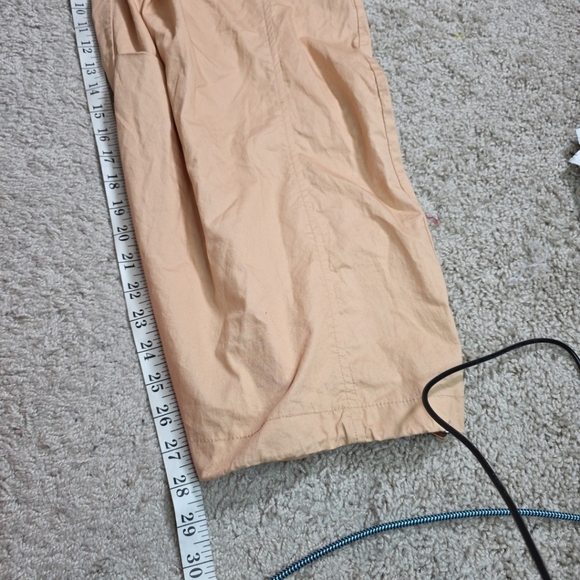 Zara Oversized Gabardine Windbreaker Military Utility Cargo Jumpsuit SZ M - Picture 12 of 13